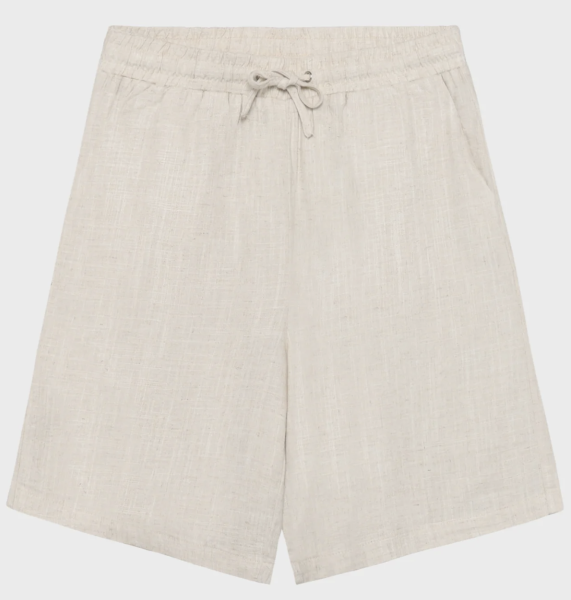 Grunt- TANJA Linen Shorts sandfarben